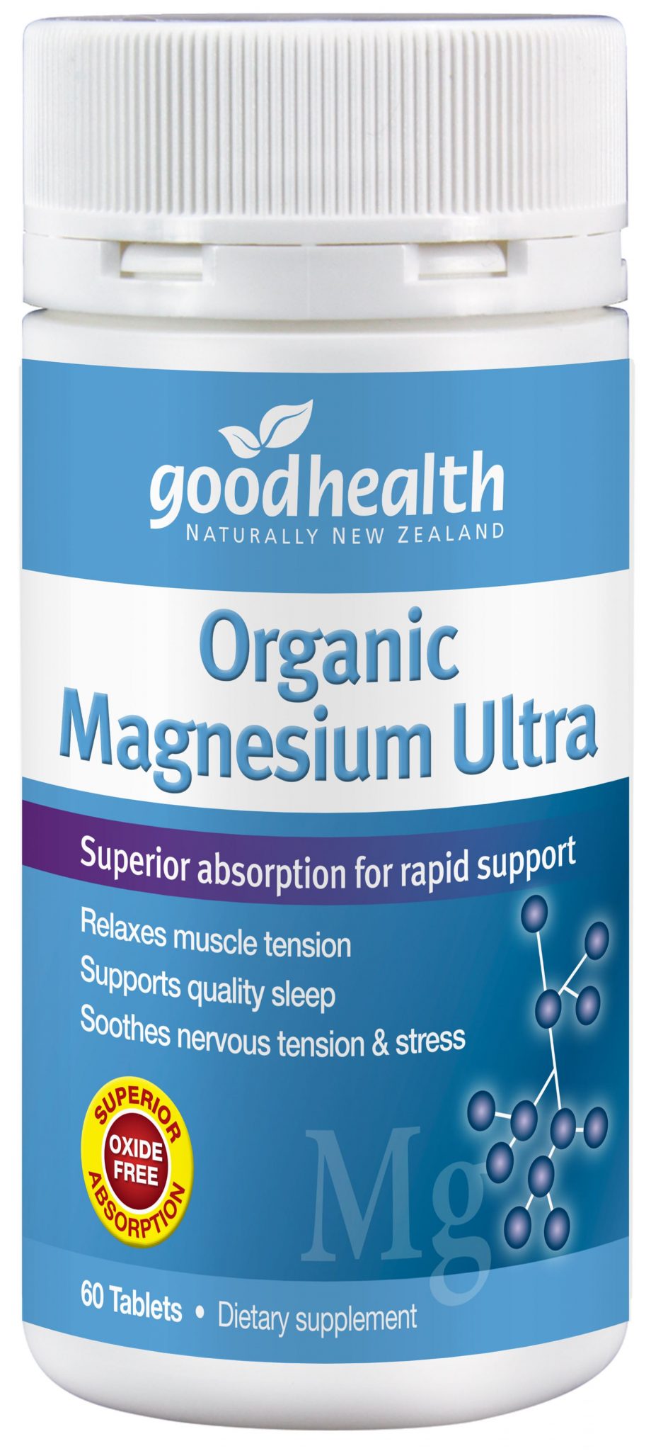 Good Health Organic Magnesium Ultra 60 Capsules Alexandra Pharmacy